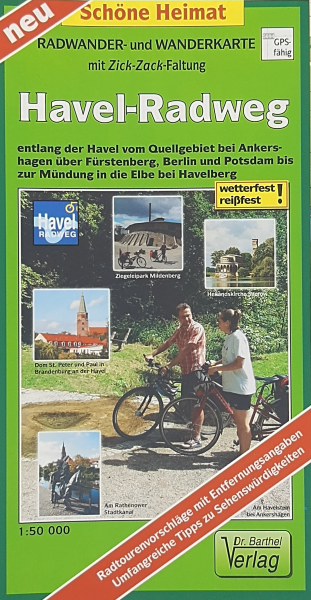 Schöne Heimat: Havel-Radweg Radwander- und Wanderkarte